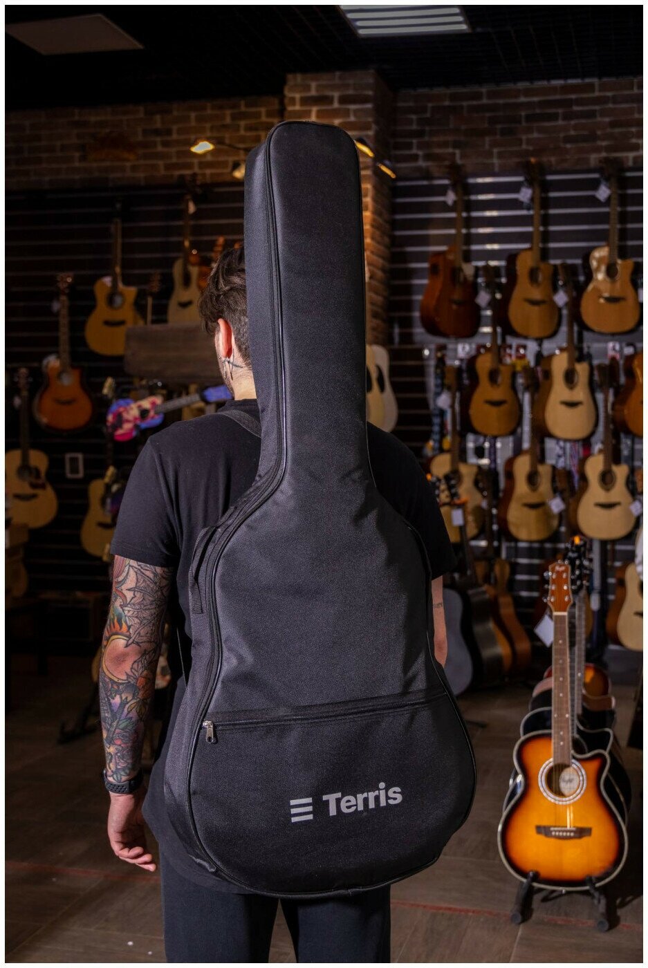 Чехол для акустической гитары TERRIS TGB-A-05BK — фото 1