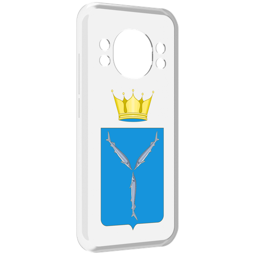 Чехол MyPads герб-саратовская-область для Doogee S98 / S98 Pro задняя-панель-накладка-бампер