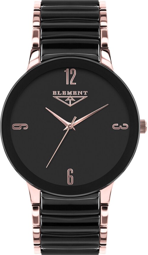Наручные часы 33 element Basic 331506C, черный, розовый