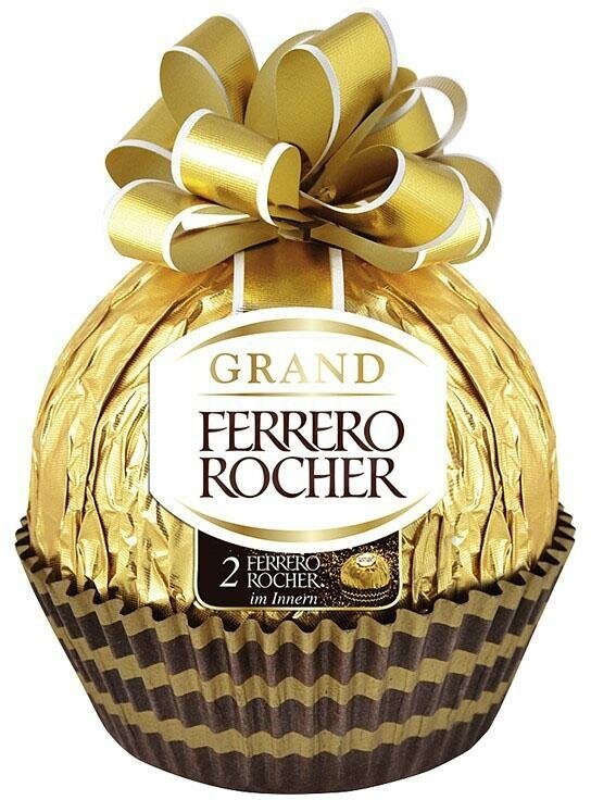 Набор конфет Ferrero Rocher Grand молочный шоколад с дроблеными лесными орехами, 125 г - фотография № 13