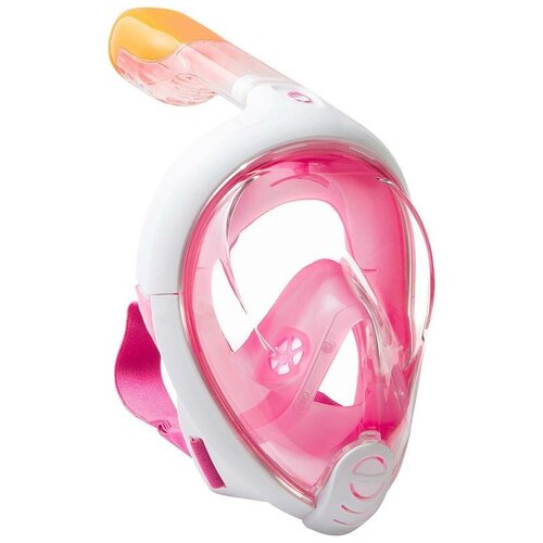 Подводная маска для плавания снорклинга Free Breath с креплением для экшн-камеры розовая размер SM 929₽
