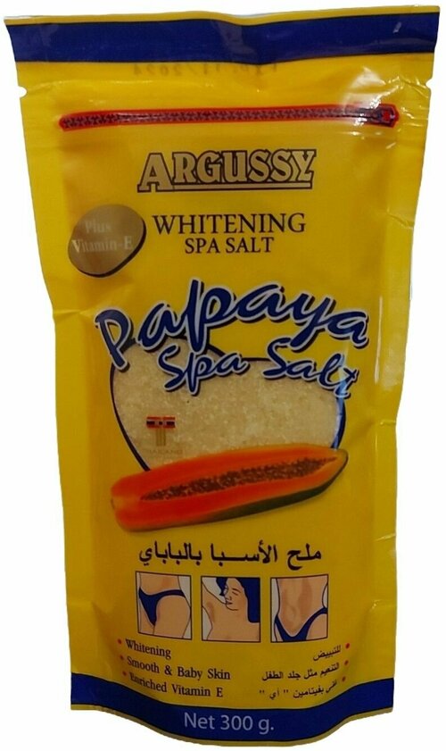 Солевой спа-скраб для тела Папайя Argussy Papaya Spa Salt, 300 гр.