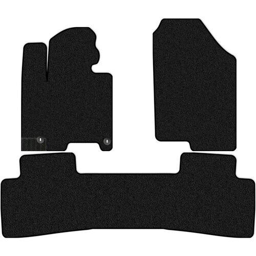 Коврики текстильные Allmone "Комфорт" для Hyundai Tucson 4 (NX4) 2020 - Н. В. задний цельный, черные