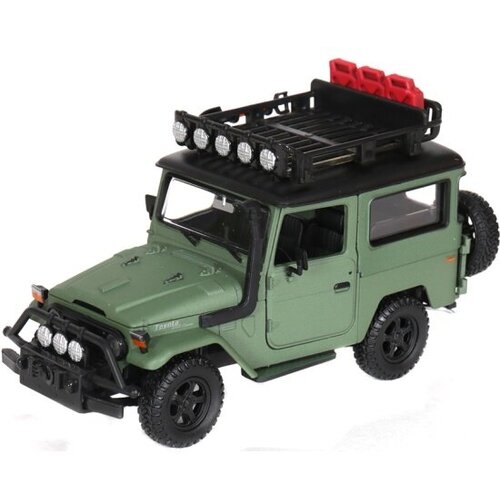 Машина металлическая Motormax 79137 Off-Road Truck-Toyota FJ40 Зеленый 1:24