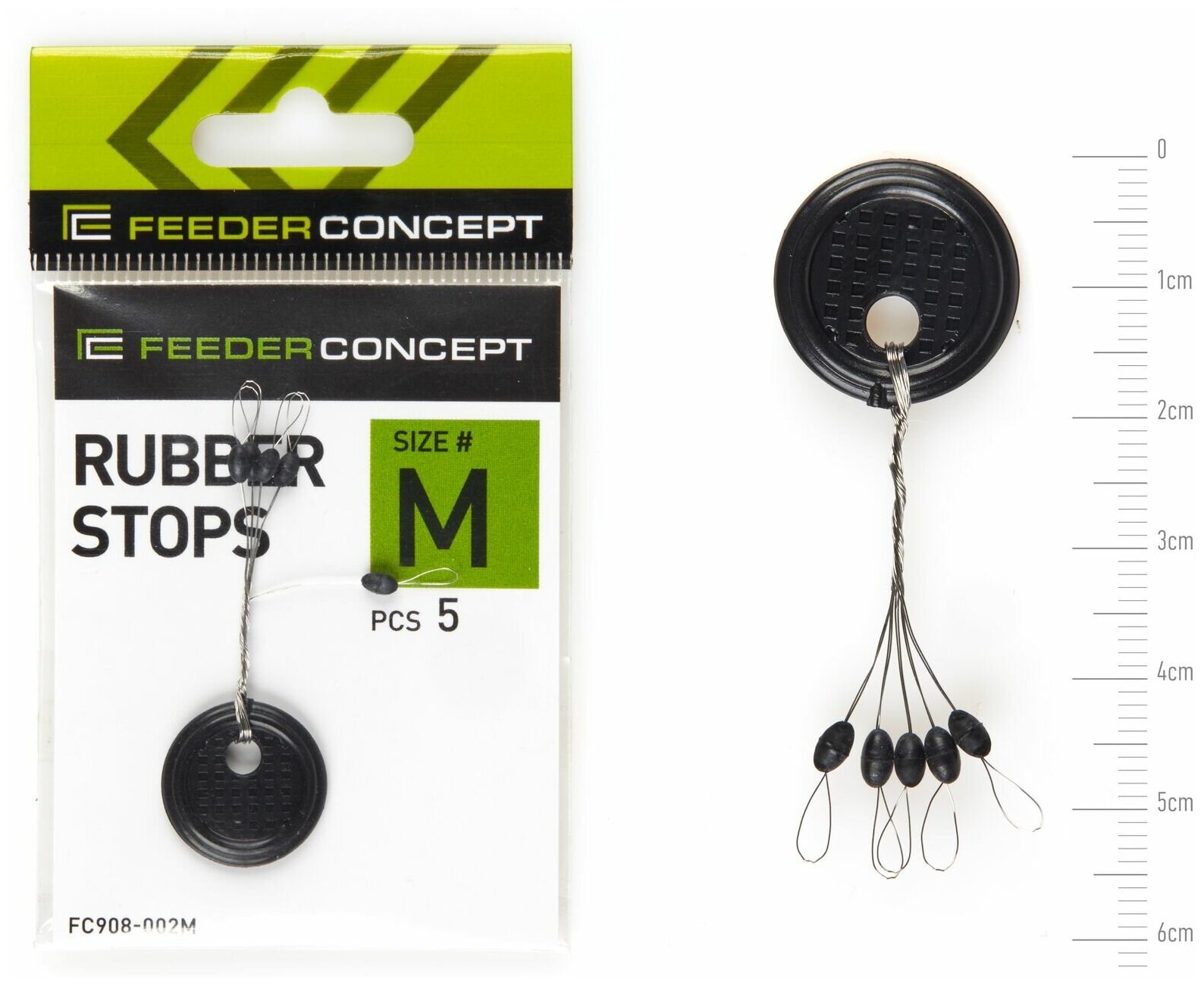 Стопоры резиновые Feeder Concept RUBBER STOPS размер 002M 5шт.