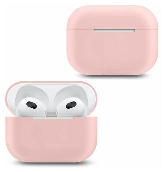 Силиконовый чехол для Apple AirPods 3 Pink