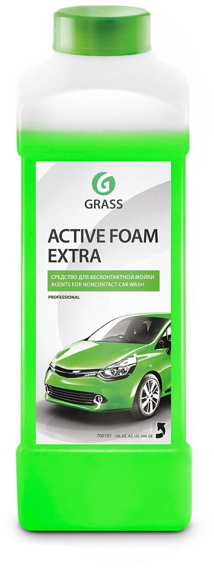 Автошампунь для бесконтактной мойки автомобиля активная пена Active Foam Extra, 1 л