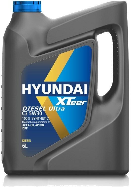 Масло моторное hyundai xteer diesel ultra c3 5w-30 6 л 1061224