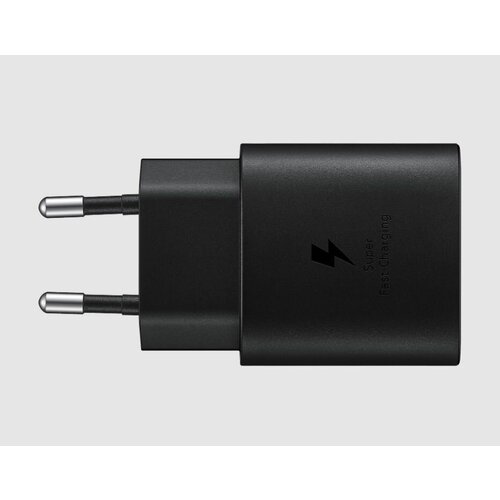 Samsung Сетевое зарядное устройство USB Type-C, адаптер для быстрой зарядки, 25 W, черный сетевое зарядное устройство samsung ep t1510x usb type c 2a черный [ep t1510xbegru]