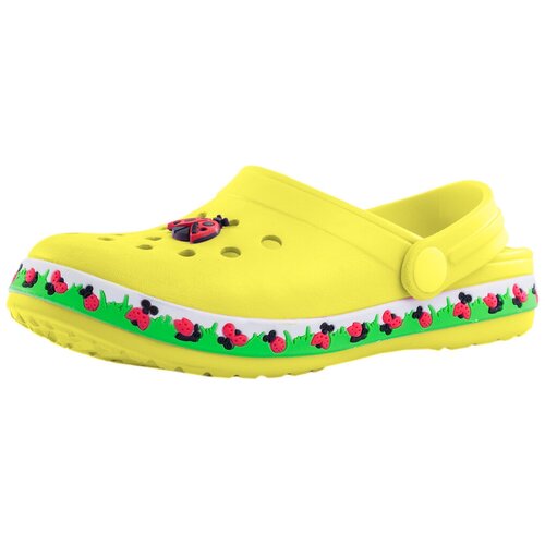 Пляжная обувь для девочек котофей 325074-02 размер 23 цвет желтый
