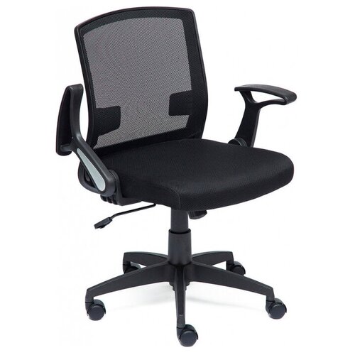 фото Компьютерное кресло tetchair scout офисное, обивка: текстиль, цвет: черный