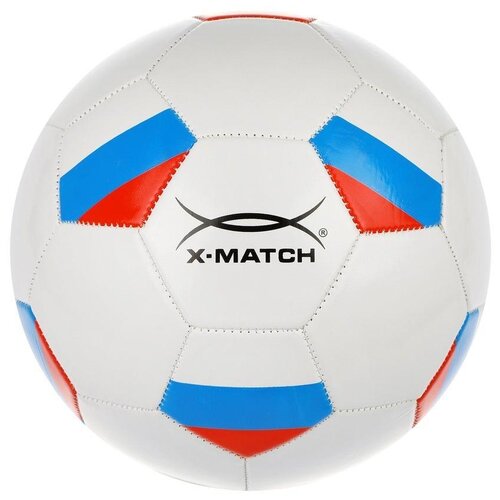 фото Мяч футбольный x-match 1 слой pvc, россия (56477)