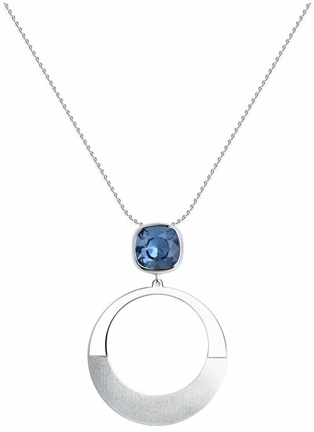 Колье Diamant online, серебро, 925 проба, кристаллы Swarovski