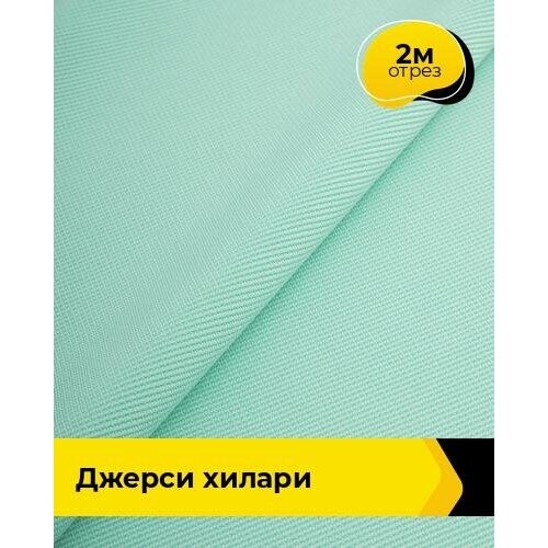 Ткань для шитья и рукоделия Джерси Хилари 2 м * 150 см, мятный 050 ткань для шитья и рукоделия джерси хилари 2 м 150 см бежевый 022