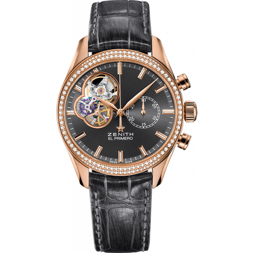 Наручные часы ZENITH Zenith Chronomaster El Primero Open Lady 22.2150.4062/91. C752, черный, золотой