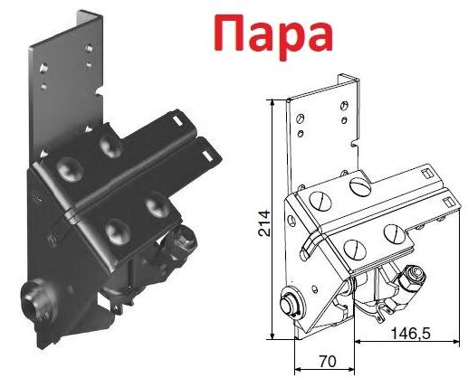 Устройство защиты от разрыва троса с регулировкой натяжения троса, 25450REG - DoorHan