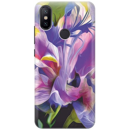 фото Cиликоновый чехол на xiaomi mi 6x / mi a2 / сяоми ми 6х / ми а2 с принтом "цветочная абстракция" gosso