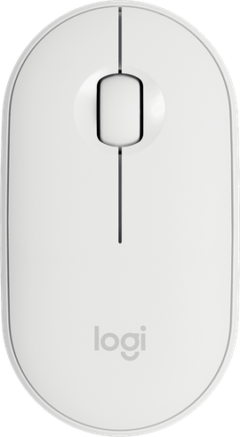 Беспроводная компактная мышь Logitech Pebble M350, off-white