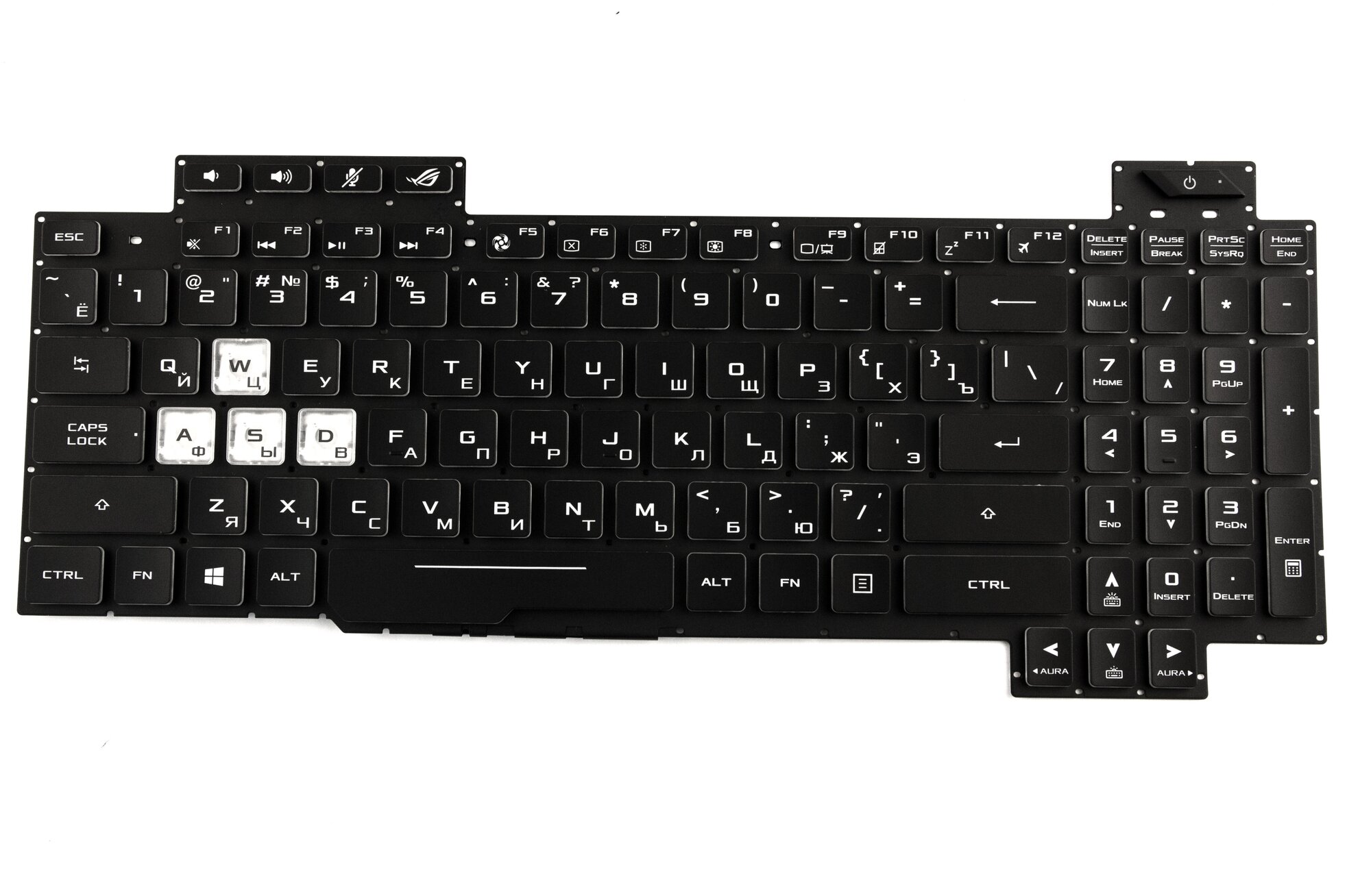 Клавиатура для Asus GL704GV c подсветкой p/n: V170762FS1US 0KN1-5J2US11