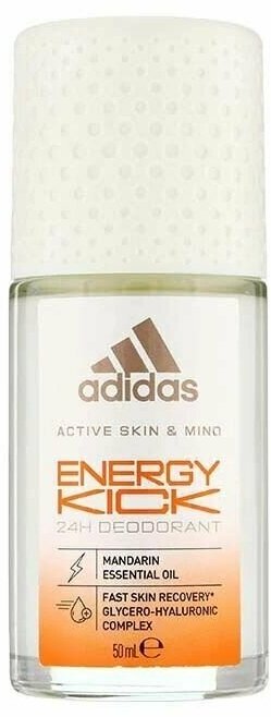 Дезодорант шариковый 24H Adidas Energy Kick Roll-on 50 мл (Из Финляндии)