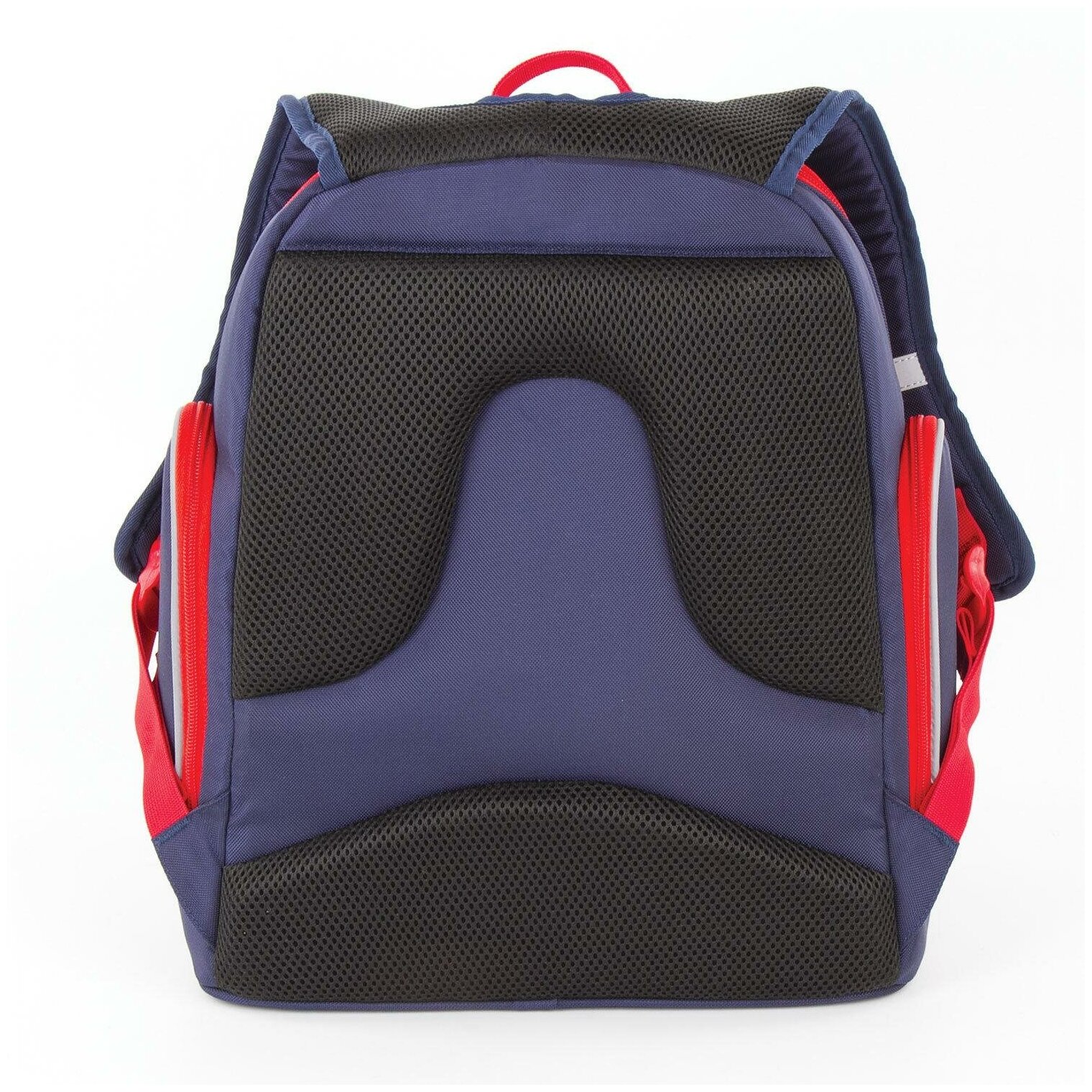 Рюкзак Brauberg CLASSIC Lion, анатомическая, вентилируемая, формоустойчивая спинка, 1 отделение, синий/красный (228829) - фото №14