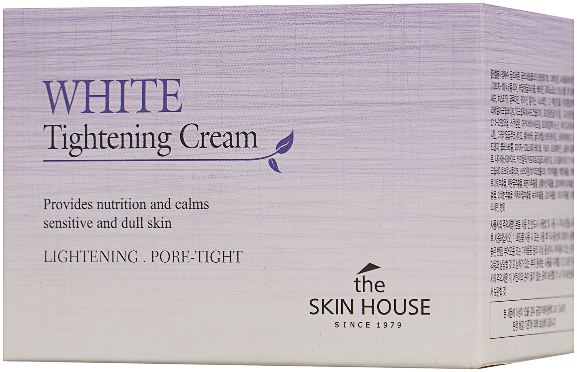 Крем для сужения пор и выравнивания тона лица The Skin House White Tightening Cream 50мл - фото №2