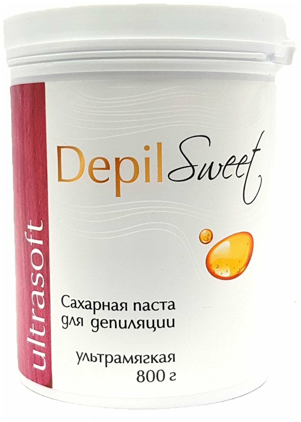 DepilSweet Сахарная паста для депиляции Ультрамягкая, 800г бионатуральный шугаринг