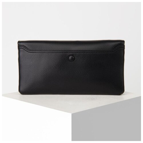 фото Кошелек жен 10-01-01, 18*2*10, д/купюр, д/карт, д/монет, черный 5406033 сима-ленд