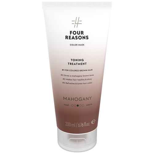 Тонирующая маска для поддержания цвета окрашенных волос Four Reasons Color Mask Toning Treatment Mahogany Махагон