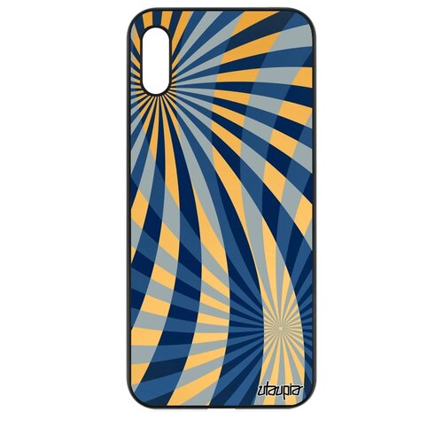 фото Чехол на телефон honor 8a, "спирали" иллюзия линии utaupia