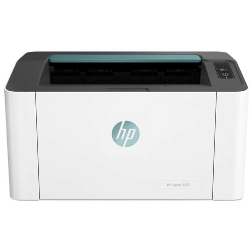 Принтер лазерный HP Laser 107r, ч/б, A4, белый