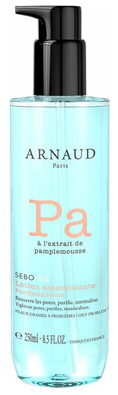 ARNAUD PARIS Лосьон для лица очищающий для жирной кожи SEBO