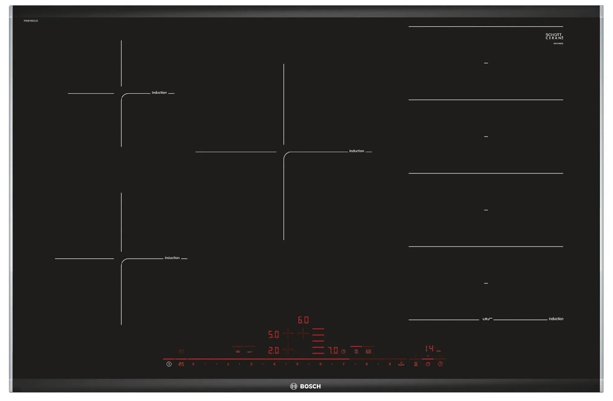 Электрическая варочная панель Bosch PXV875DC1E