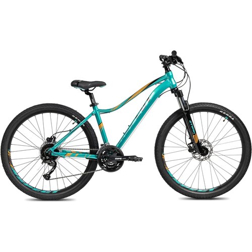 Женский велосипед Aspect Aura 2023 16 Зелено-черный 151-165 см 4899000₽