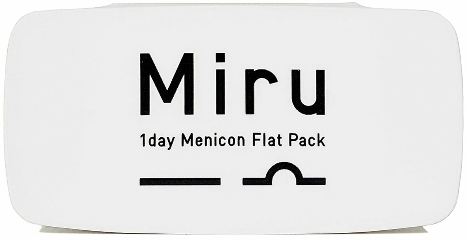 Контактные линзы Menicon Miru 1day Flat Pack, 30 шт., R 8,6, D -1.00