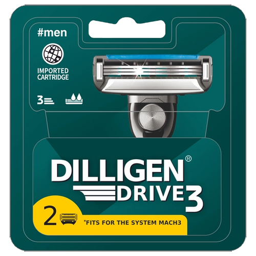 Кассеты сменные Dilligen Drive 3 2 шт dilligen bright 3 кассеты сменные женские 4шт