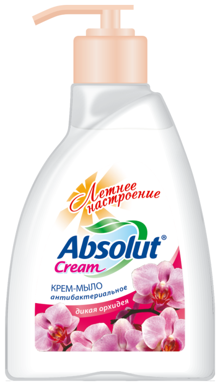 Absolut Мыло жидкое Cream Дикая орхидея, 250 мл, 250 г