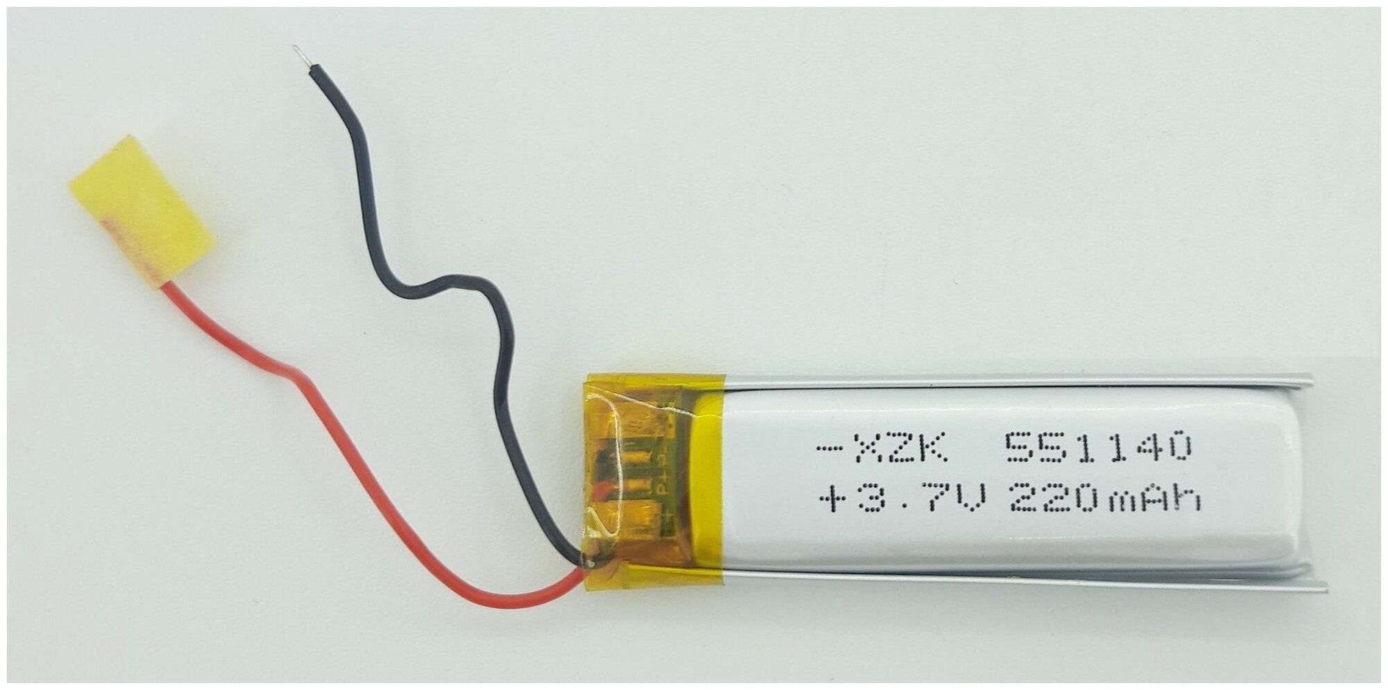 Аккумулятор 3.7V Li-Pol 220mAh размер 5.5*11*40мм