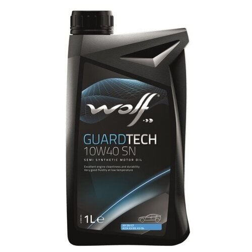 Масло моторное, WOLF GUARDTECH 10W40 SN, 1 л