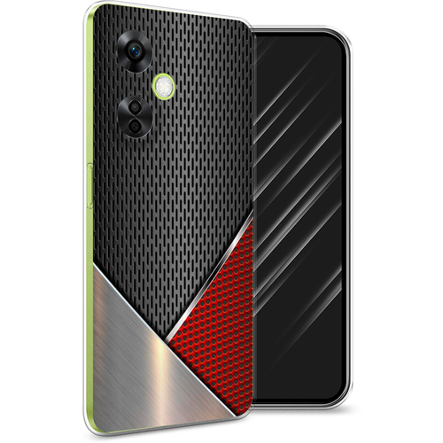 Силиконовый чехол на OnePlus Nord N30 5G/CE3 5G/CE3 LITE / Ван Плас Норд N30 5G/CE3 5G/CE3 LITE Стальной металл матовый силиконовый чехол на oneplus nord n30 5g ванплас норд n30 5g случайный порядок черный