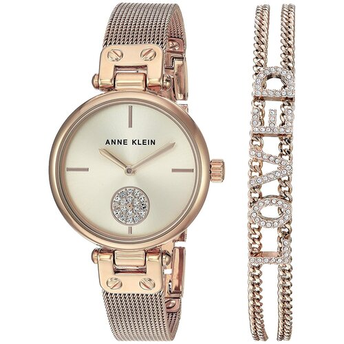 фото Наручные часы anne klein женские наручные часы anne klein ak-3552rgst, золотой