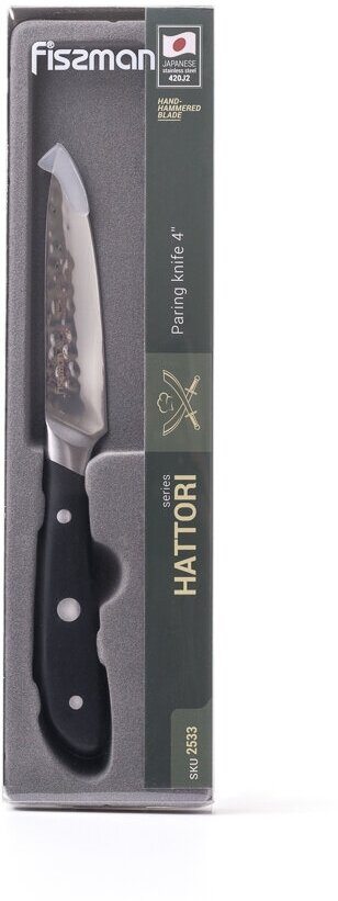 Нож Fissman HATTORI Овощной 10 см hammered (420J2 сталь) (2533) - фотография № 5