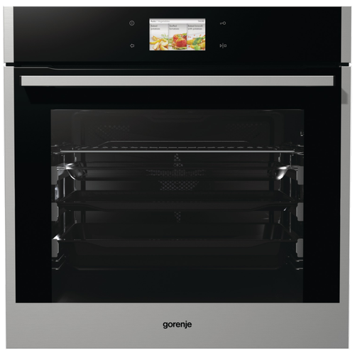 Электрический духовой шкаф Gorenje BOP 799S51 X, черный духовой шкаф gorenje bo635e20x 2