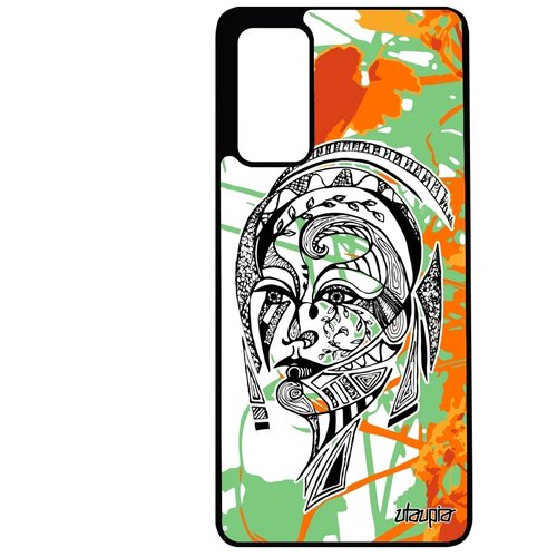 фото Чехол на смартфон samsung galaxy s20fe, "портрет женщины" цветок fleur utaupia