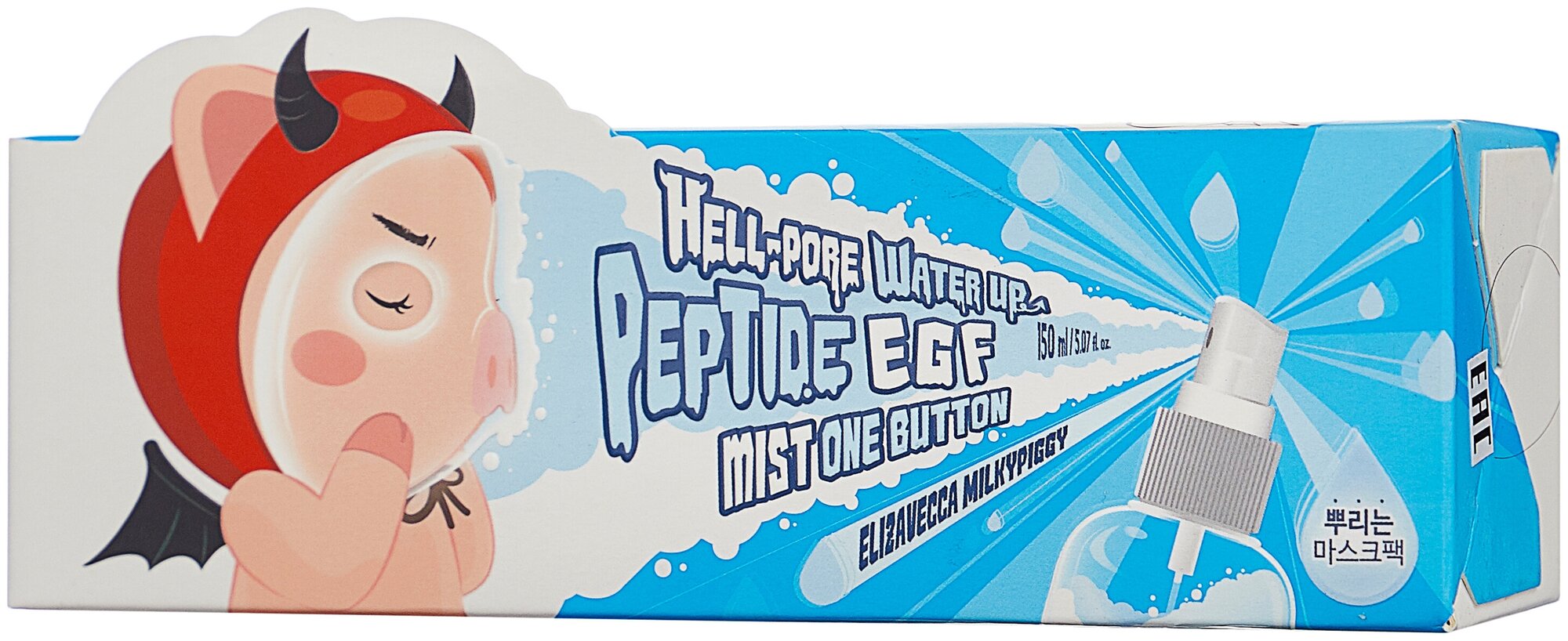 Мист для лица с пептидами Elizavecca Hell-Pore Water Up Peptide EGF Mist (150 мл)