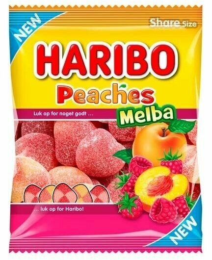 Мармелад Haribo Peaches Melba 120 г (Из Финляндии)