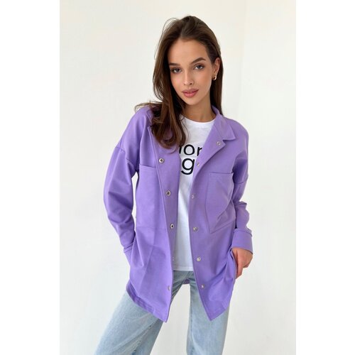 Рубашка Натали, размер 50, фиолетовый шорты натали размер 50 фиолетовый