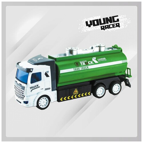 Машина мусоровоз на радиоуправлении Young Racer, пульт, радиус действия до 15 м, световой режим