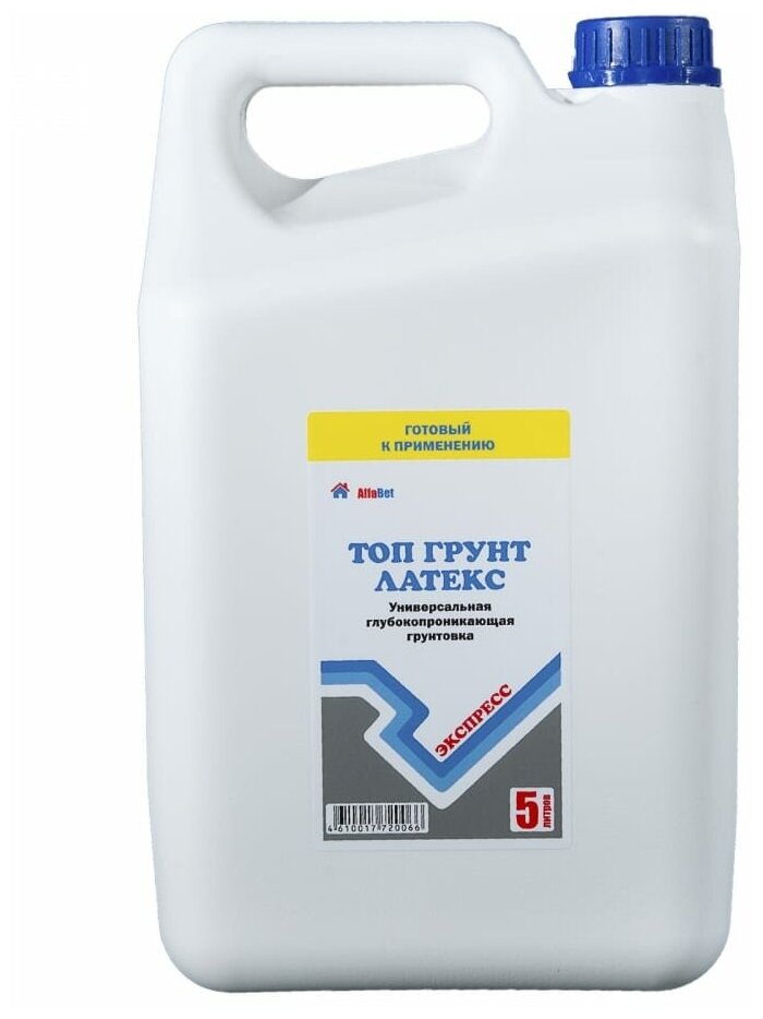 фото Топ грунт латекс ALFABET 5л концентрат