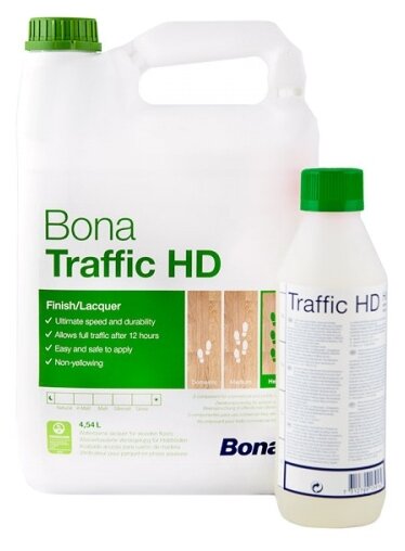 Паркетный лак Bona Traffic 2K HD, матовый, (5.00л.)